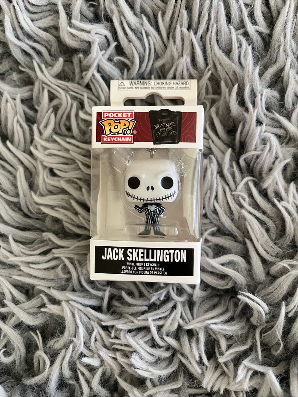 Funko Pocket Pop! Keychain Jack Skellington - Black & White